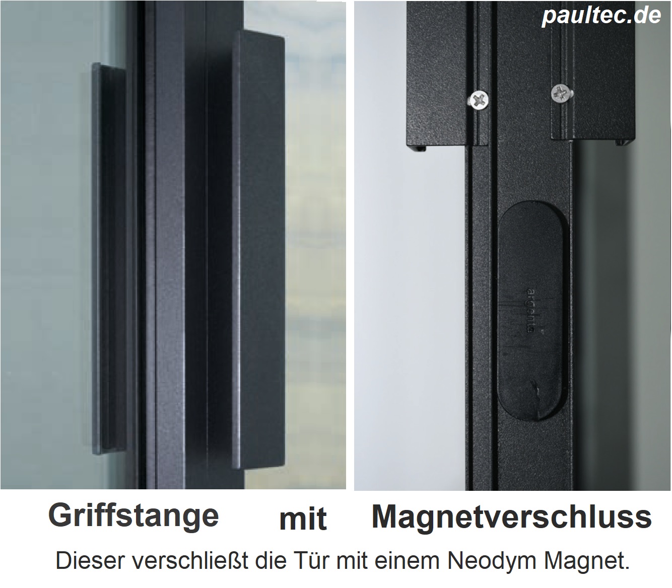 Griffstange mit Magnetverschluss