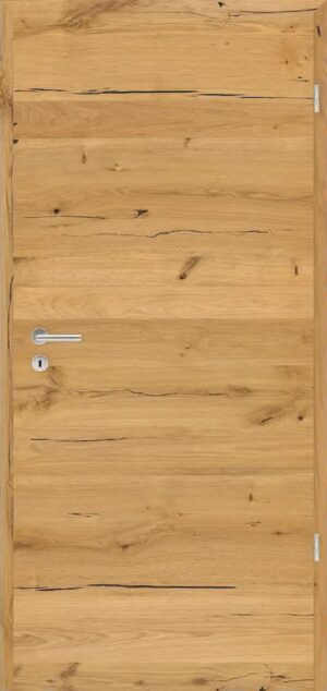 Herholz Modern Horizont Spliteiche gebürstet (organic)-quer Furnierte Innentür