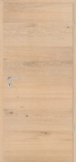 Herholz Modern Horizont Wildeiche gebürstet (organic)-weiß quer Furnierte Innentür
