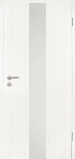 Modern Vision Decora Esche Weiß deckend Innentür (inkl. Direktverglasung 9211 mittig)