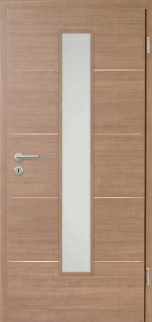Modern Fusion 1 Decora Zimtbirke horizont - (Tur mit Verglasung 3051 V 055)