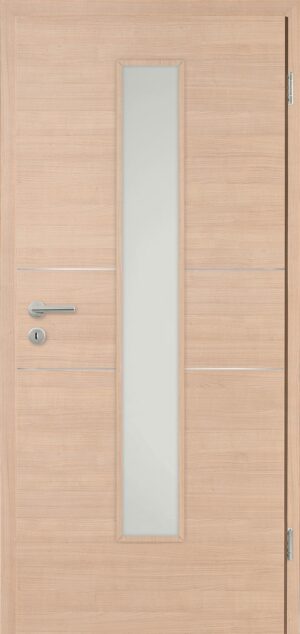 Modern Fusion 2 Decora Sandbirke horizont – (Tur mit Verglasung 3051 V 055)
