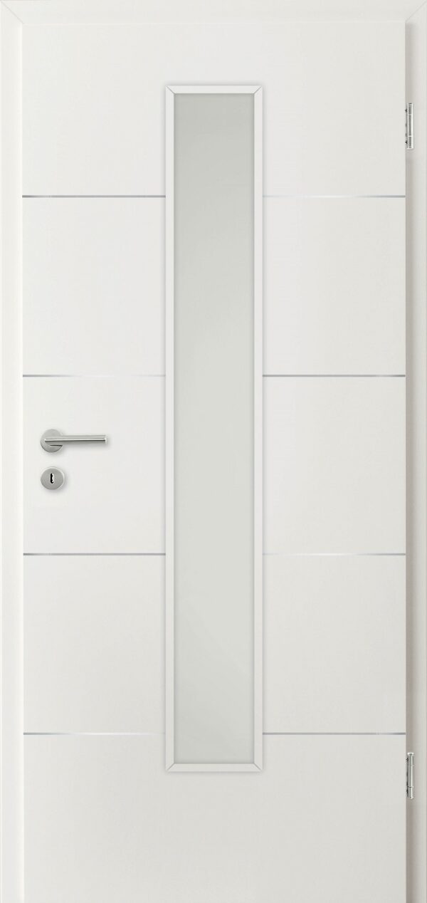 Modern Fusion 1 Decora Brillant-Weiß - (Tur mit Verglasung 3053 V 055) – Bild 3