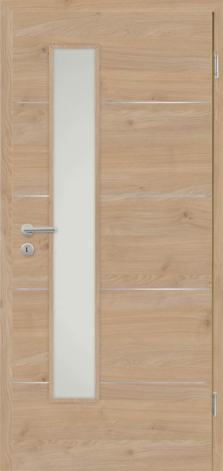 Modern Fusion 1 Decora Vital Eiche Origin horizont – (Tur mit Verglasung 3053 V 055)