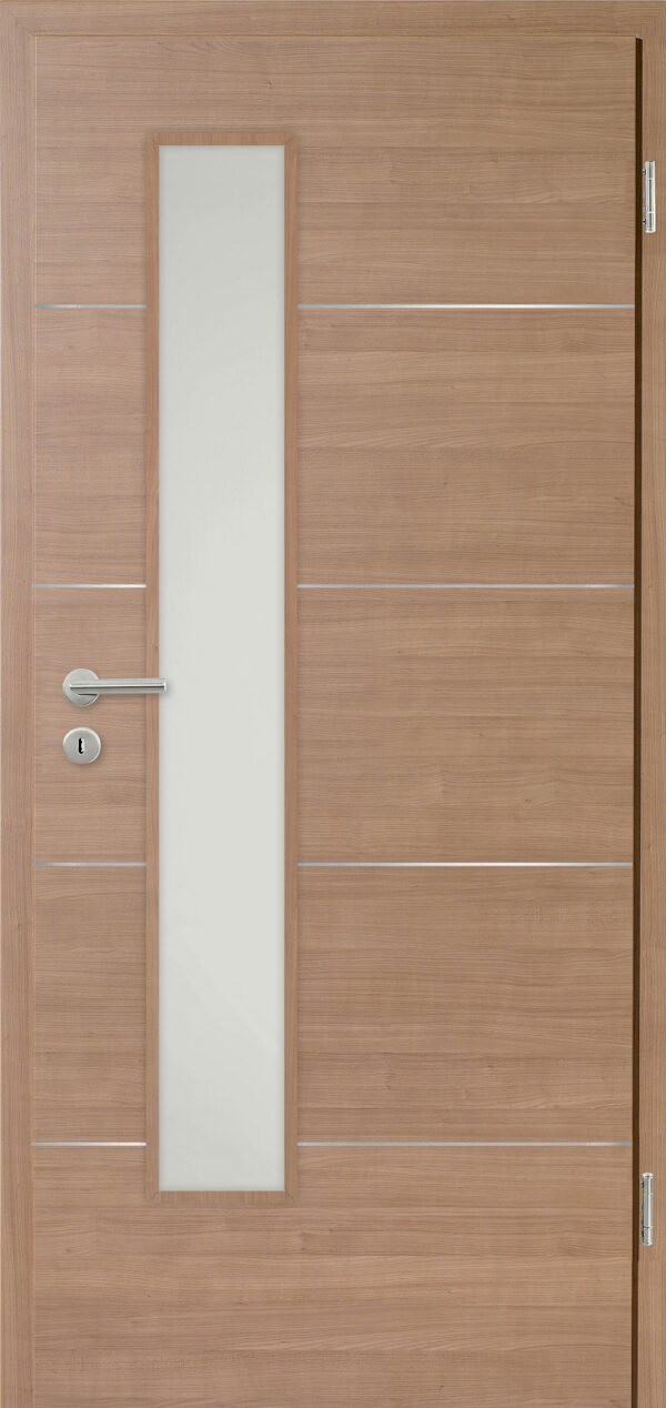 Modern Fusion 1 Decora Zimtbirke horizont - (Tur mit Verglasung 3053 V 055)