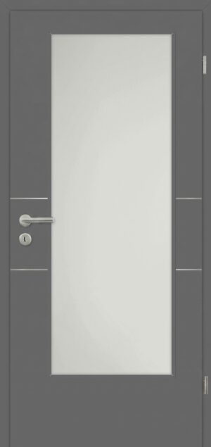 Decora Modern Fusion 2 Titangrau – (Tur mit Verglasung 3011 V 055)