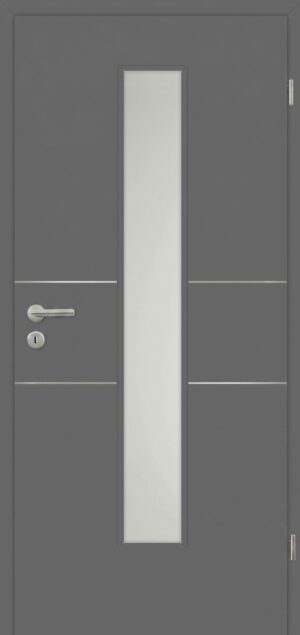 Decora Modern Fusion 2 Titangrau – (Tur mit Verglasung 3051 V 055)