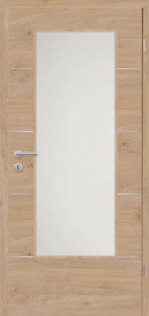 Modern Fusion 1 Decora Vital Eiche Origin horizont – (Tur mit Verglasung 3011 V 055)