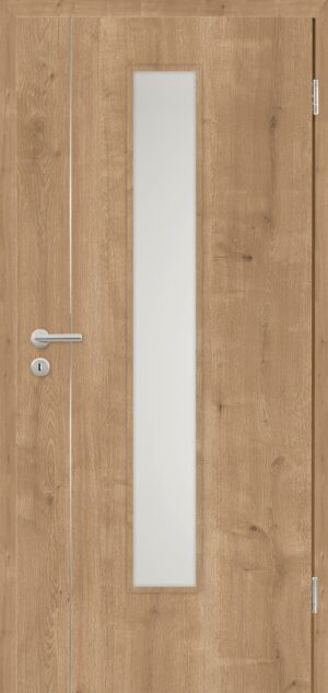 Modern Fusion 3 Decora Vital Ast-Eiche - (Tur mit Verglasung 3051 V 055)