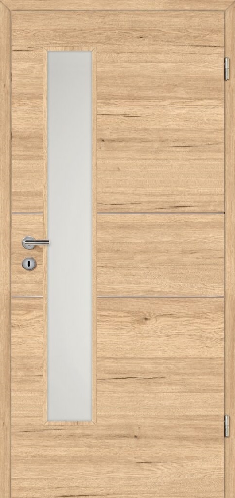 Modern Fusion 2 Decora Vital Saloon Eiche horizont - (Tur mit Verglasung 3053 V 055)