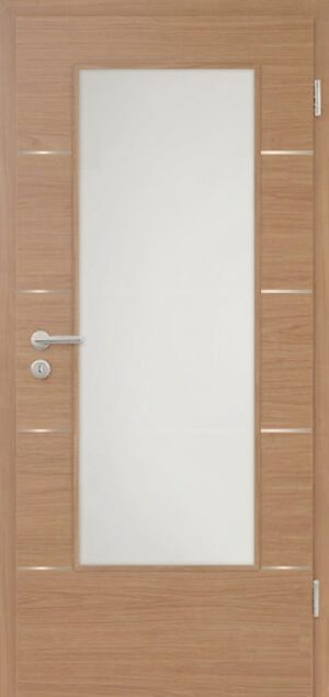 Modern Fusion 1 Decora Zimtbirke horizont - (Tur mit Verglasung 3011 V 055)