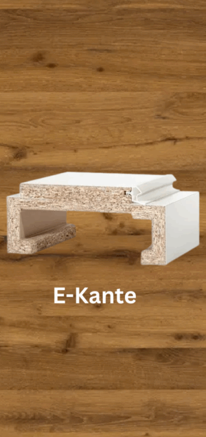 Herholz  Furnier Türzarge Eiche Vintage gebürstet - organic E-Kante 62,5 mm