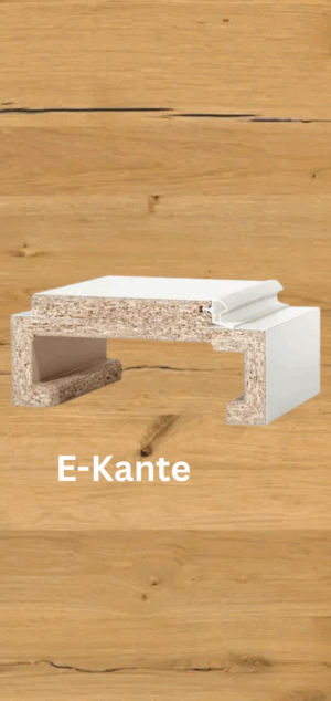 Herholz  Furnier Türzarge Spliteiche gebürstet - organic E-Kante 62,5 mm