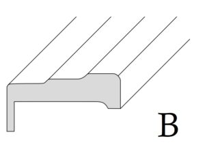 Brüchert+Kärner Türzarge B - 75 mm Bekleidungsbreite