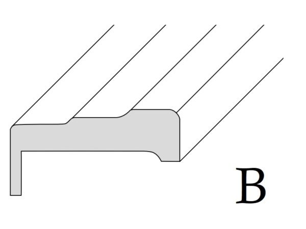 Brüchert+Kärner Türzarge B - 75 mm Bekleidungsbreite