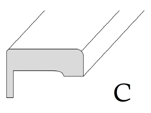 Brüchert+Kärner Türzarge C - 60 mm Bekleidungsbreite