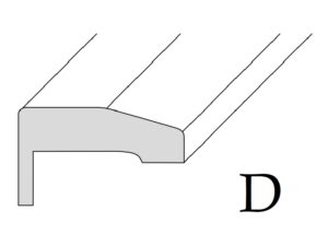 Brüchert+Kärner Türzarge D - 60 mm Bekleidungsbreite