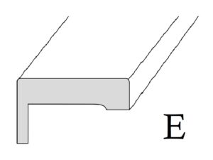 Brüchert+Kärner Türzarge E - 55 mm Bekleidungsbreite