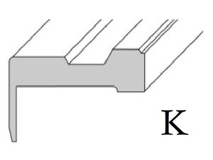 Brüchert+Kärner Türzarge K - 75 mm Bekleidungsbreite