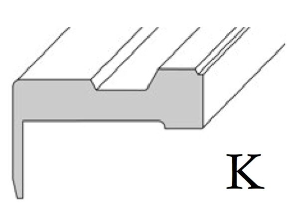 Brüchert+Kärner Türzarge K - 75 mm Bekleidungsbreite