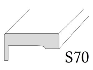 Brüchert+Kärner Türzarge S 70 - 70 mm Bekleidungsbreite