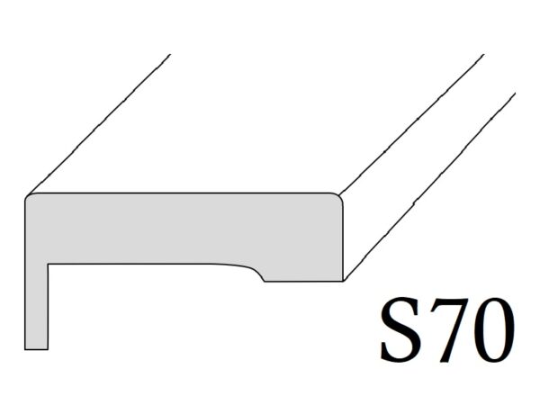 Brüchert+Kärner Türzarge S 70 - 70 mm Bekleidungsbreite