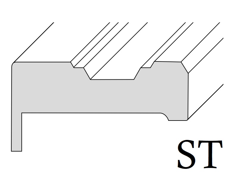 Brüchert+Kärner Türzarge ST - 90 mm Bekleidungsbreite