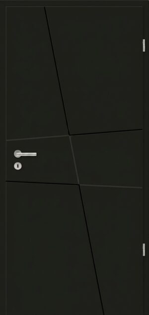 Elegant Break 1 Mattschwarz - Herholz Innentüren