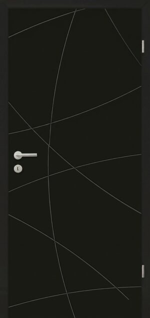 Elegant Esprit 8 Mattschwarz – Herholz Innentür