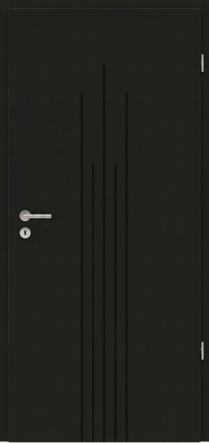 Elegant Laser 02 Mattschwarz- Herholz Innentüren