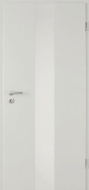 Herholz Innentür Nebelgrau - Modern Vision (inkl. satiniert Weiß Direktverglasung 9211 mittig)