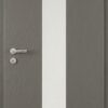 Modern Vision Titangrau (inkl. satiniert Weiß Direktverglasung 9211 mittig) - Herholz Innentür