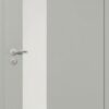 Modern Vision Felsgrau (inkl. satiniert Weiß Direktverglasung 9213 schlossseitig) - Herholz Innentür