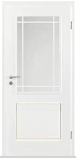 Elegant Alba 2 Weißlack - (inkl. Verglasung LÖ 6151G V 056)