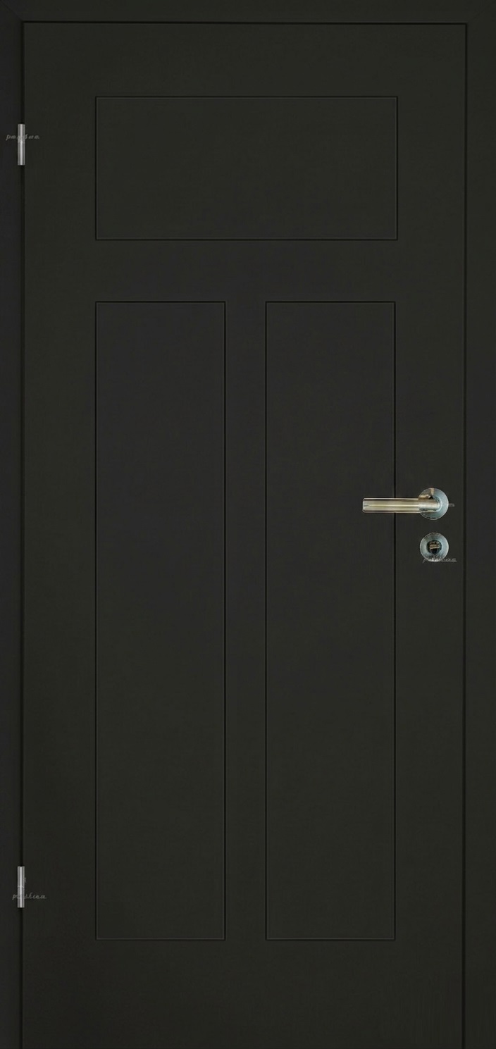 Charme 01 Mattschwarz - Herholz Wohnungseingangstür