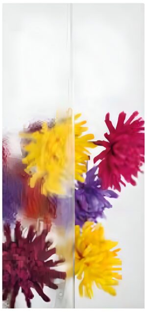 Chinchilla weiß Standardgläser - Kunex Ganzglastüren