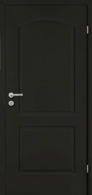 Eleganz Mattschwarz - Herholz Wohnungseingangstür