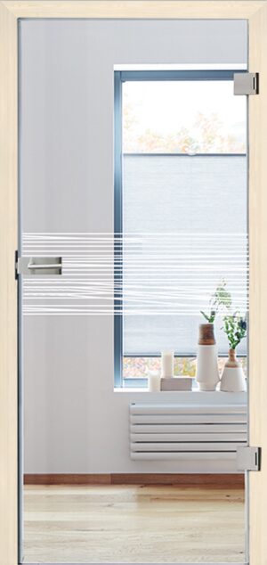 Middle Cross horizon Motivgläser - Kunex Ganzglastüren