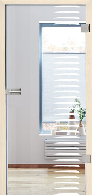 Paint brush 3 Motivgläser - Kunex Ganzglastüren