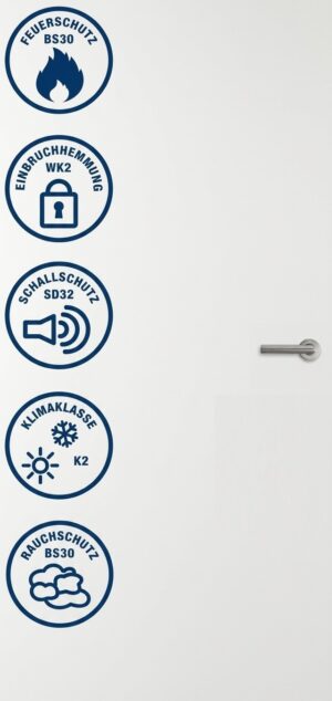 BS30-WK2-SD32-K2-RD - dextüra  Funktionstüren